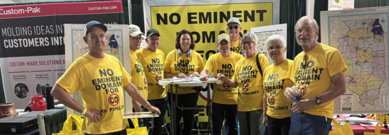 Support SB 2842! Ban eminent domain for CO2 pipelines Support SB 2842! Ban eminent domain for CO2 pipelines